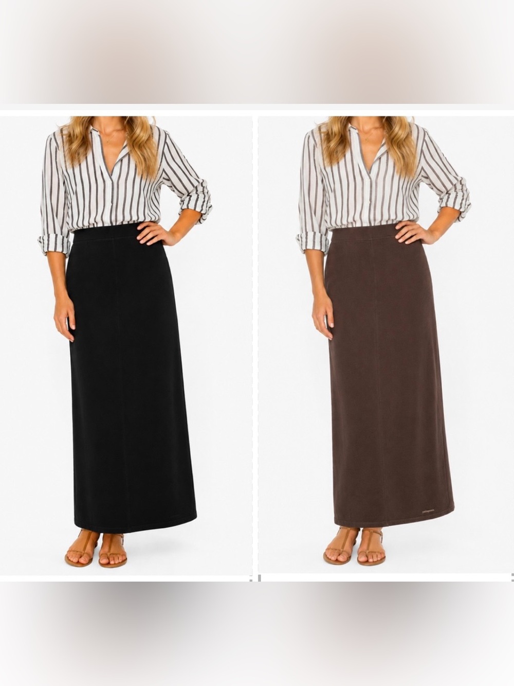 Patagonia Size Medium Classic Maxi Skirt - Women's Straight Skirt with Back Slit